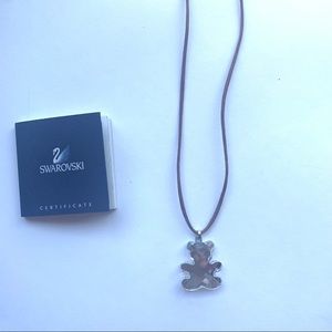 Authentic Swarovski Bear Necklace Brand New!!